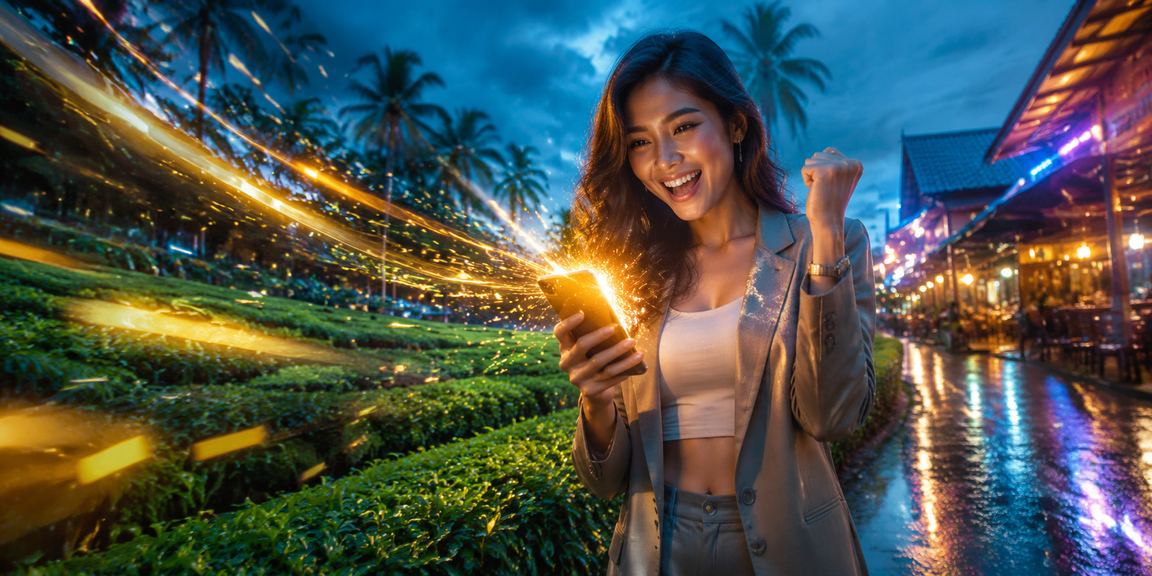 A player in Kota Bharu claims a deposit bonus and dives into online jackpot games